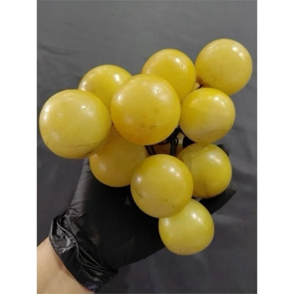 1960s alabaster stone grapes mcm mid century